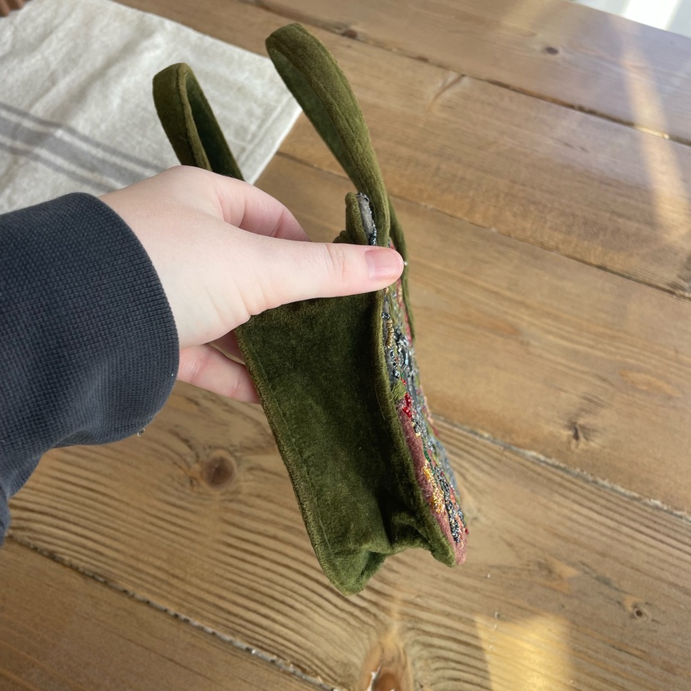 Embroidered Patchwork Mini Handbag - image 7